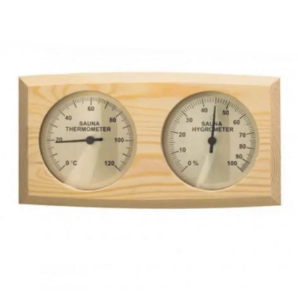 Drveni termometar higrometar za saune SA271-THBP Drveni termometar higrometar za saune SA271-THBP