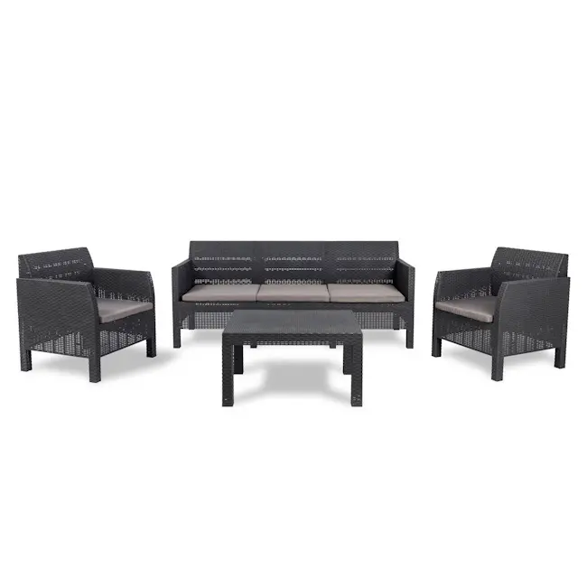 Toomax baštenski set Matilde 3 Antracit crna TM3G