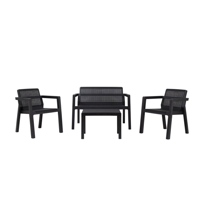 Toomax baštenski set Riviera 2 Graphite TR2