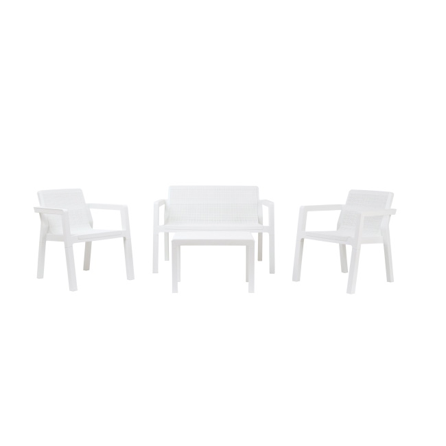 Toomax baštenski set Riviera 2 White TR2
