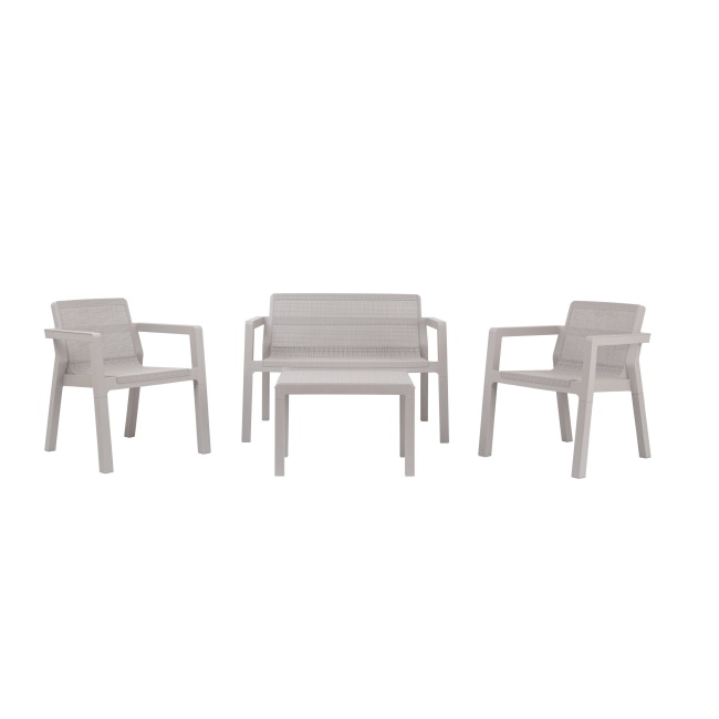 Toomax baštenski set Riviera 2 Toupe gray TR2