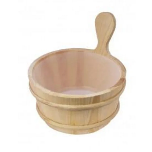Drveno vedro za saunu 3.5l beli bor Drveno vedro za saunu 3.5l beli bor