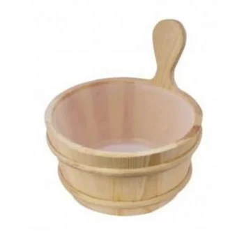 Drveno vedro za saunu 3.5l beli bor Drveno vedro za saunu 3.5l beli bor