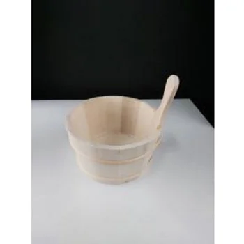 Drveno vedro za saunu 4l aspen-1 Drveno vedro za saunu 4l aspen-1