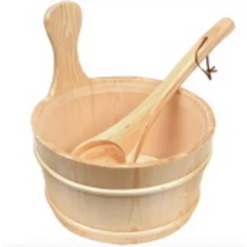 Drveno vedro za saunu 3.5l beli bor-1 Drveno vedro za saunu 3.5l beli bor-1