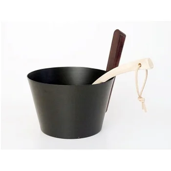 Aluminijumsko vedro za saunu 5l Blum crno-2 Aluminijumsko vedro za saunu 5l Blum crno-2