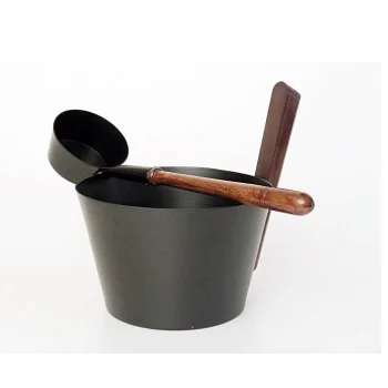 Aluminijumsko vedro za saunu 5l Blum crno-3 Aluminijumsko vedro za saunu 5l Blum crno-3