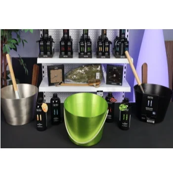 Aluminijumsko vedro za saunu 5l Blum šampanj -1 Aluminijumsko vedro za saunu 5l Blum šampanj -1