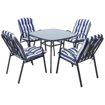 Veneto baštenski set - sto + 4 stolice sa jastucima 037984 Veneto baštenski set - sto + 4 stolice sa jastucima 037984