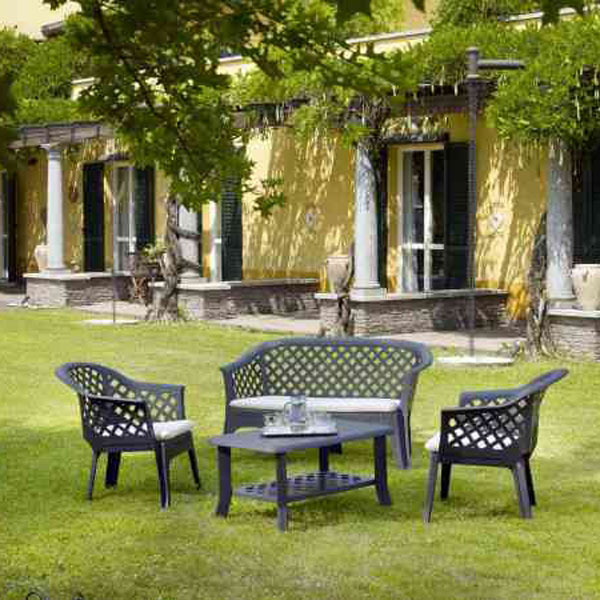 Baštenski set Veranda sto + 2 stolice + dvosed 031481