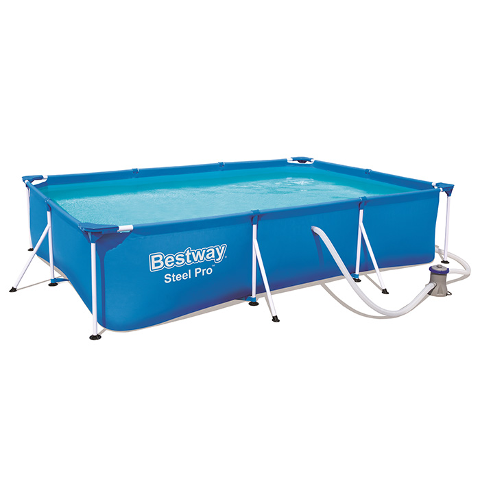 Bestway bazen Steel Pro sa čeličnom konstrukcijom sa filter pumpom 300x201x66cm 56411-1
