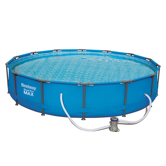 Bestway bazen Steel Pro MAX™ sa čeličnom konstrukcijom sa filter pumpom 427x84cm 56595-1