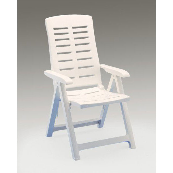 Yuma baštenska stolica plastična - bela 029089-1