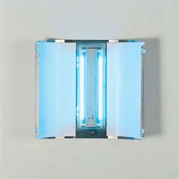 MO-EL zamka za insekte MO-BUTTERFLY INOX sa samolepljivom trakom 2x15W UV-A fluo cev, radijus 320m2 IP65 M-700-2