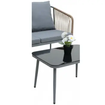 Zen Garden baštenska garnitura Bali ratan braon-2