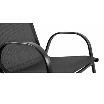 Zen Garden baštenska garnitura sa dvosedom Lagos crna-2