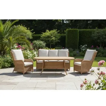 Zen Garden baštenska garnitura Palmera Ratan Natur-2