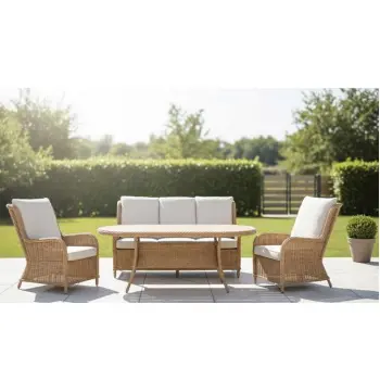 Zen Garden baštenska garnitura Palmera Ratan Natur-4