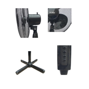 Zilan ventilator sa postoljem 2komada ZLN3262BK-1