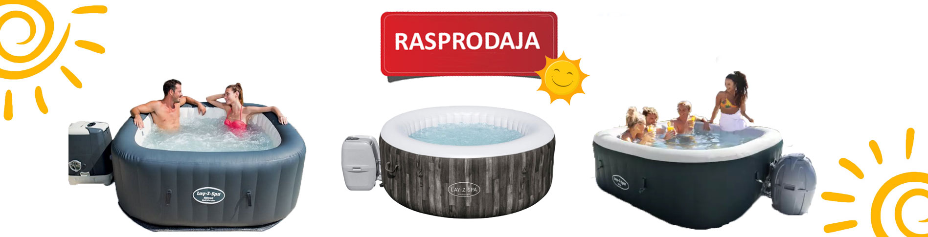 Masazne kade za dvoriste - Djakuzi - RASPRODAJA 2023